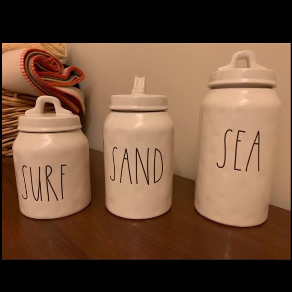 Set of 3 Rae Dunn Jars
